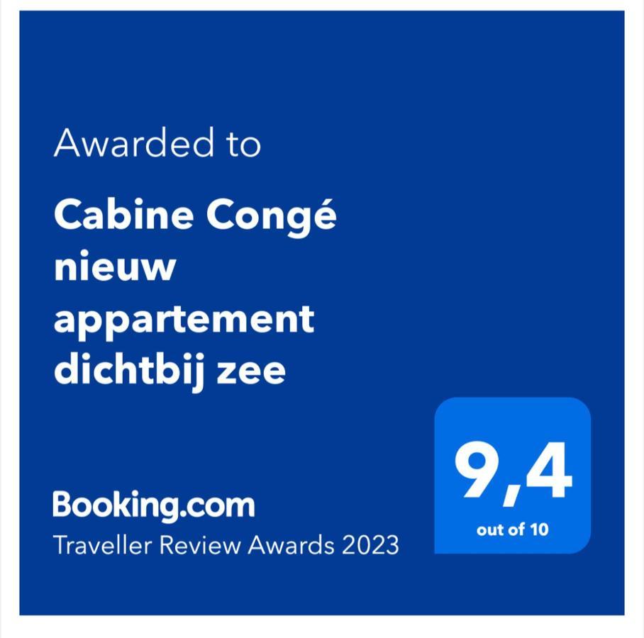 Cabine Conge Nieuw Appartement Dichtbij Zee Ostende Kültér fotó