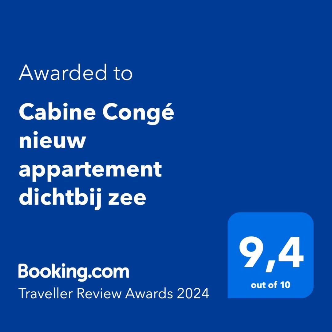Cabine Conge Nieuw Appartement Dichtbij Zee Ostende Kültér fotó